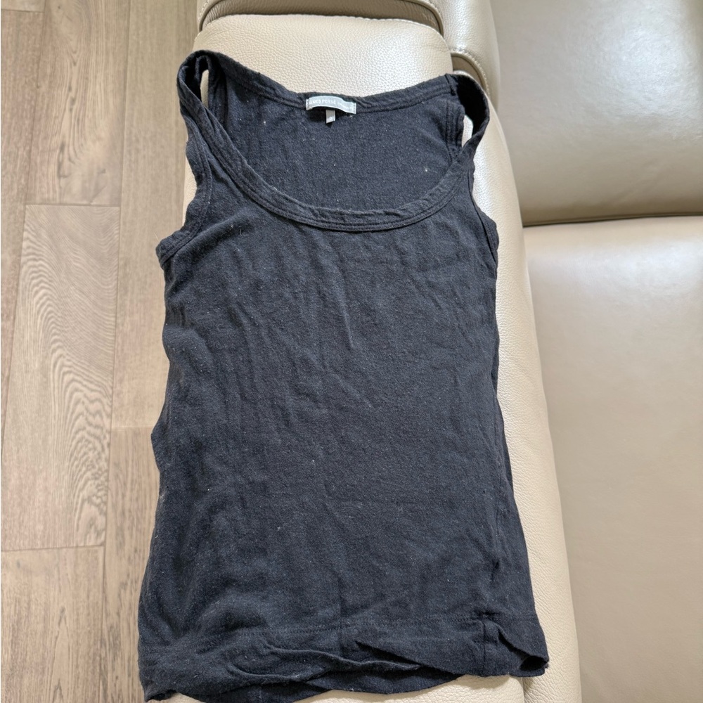James Perse Black Tank Top